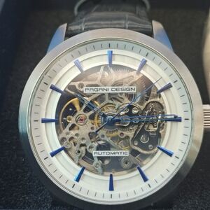 2020 Pagani Design PD-1638 Automatic Skeleton 42mm Mens Watch Full Box Set